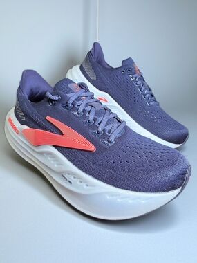 Brooks Glycerin Max Womens Size 9.5 Peacoat Blue Coral Running Shoes 1204361B439